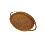 Hand Woven Ata Basket #137 Small Oval Tray with Handles