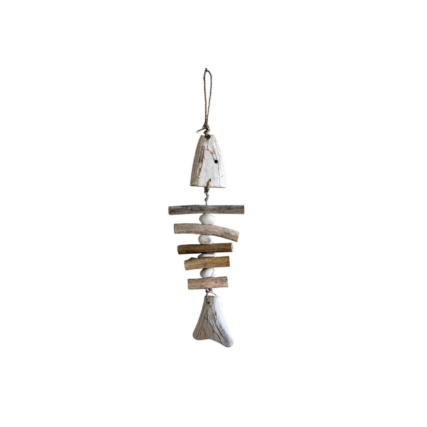 Hand Made Driftwood Hanging Fish Small 30cm
