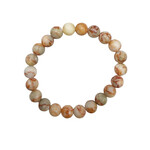 Red Netstone Gemstone Stretch Bracelet 8mm