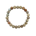 Shoushan Stone Gemstone Stretch Bracelet 8mm