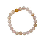 Cherry Agate Gemstone Stretch Bracelet 8mm