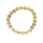 Citrine Gemstone Stretch Bracelet 8mm