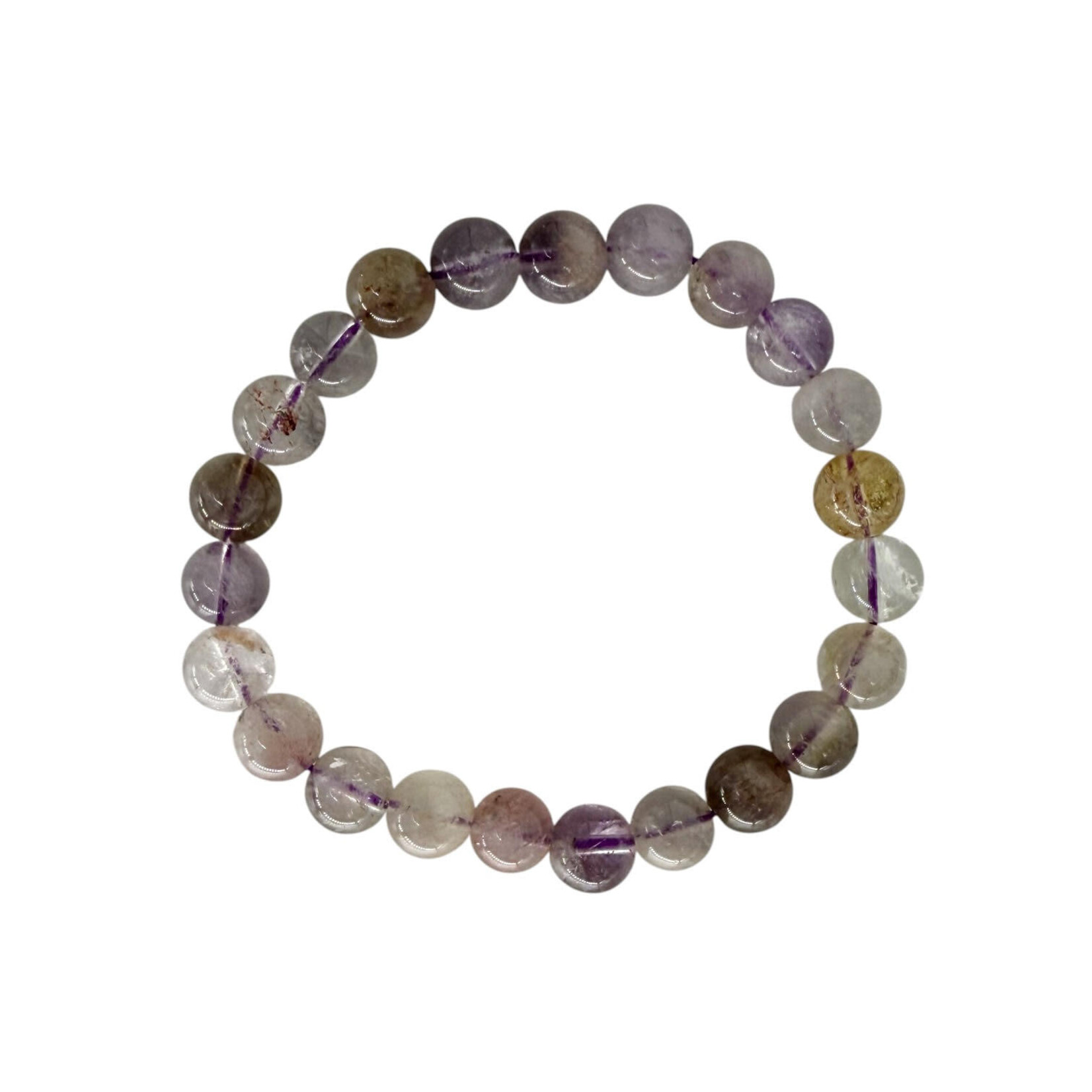 Astrist Amethyst Gemstone Stretch Bracelet 8mm