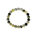 Flower Jade Gemstone Stretch Bracelet 8mm