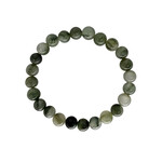 Ice Green Jade Gemstone Stretch Bracelet 8mm