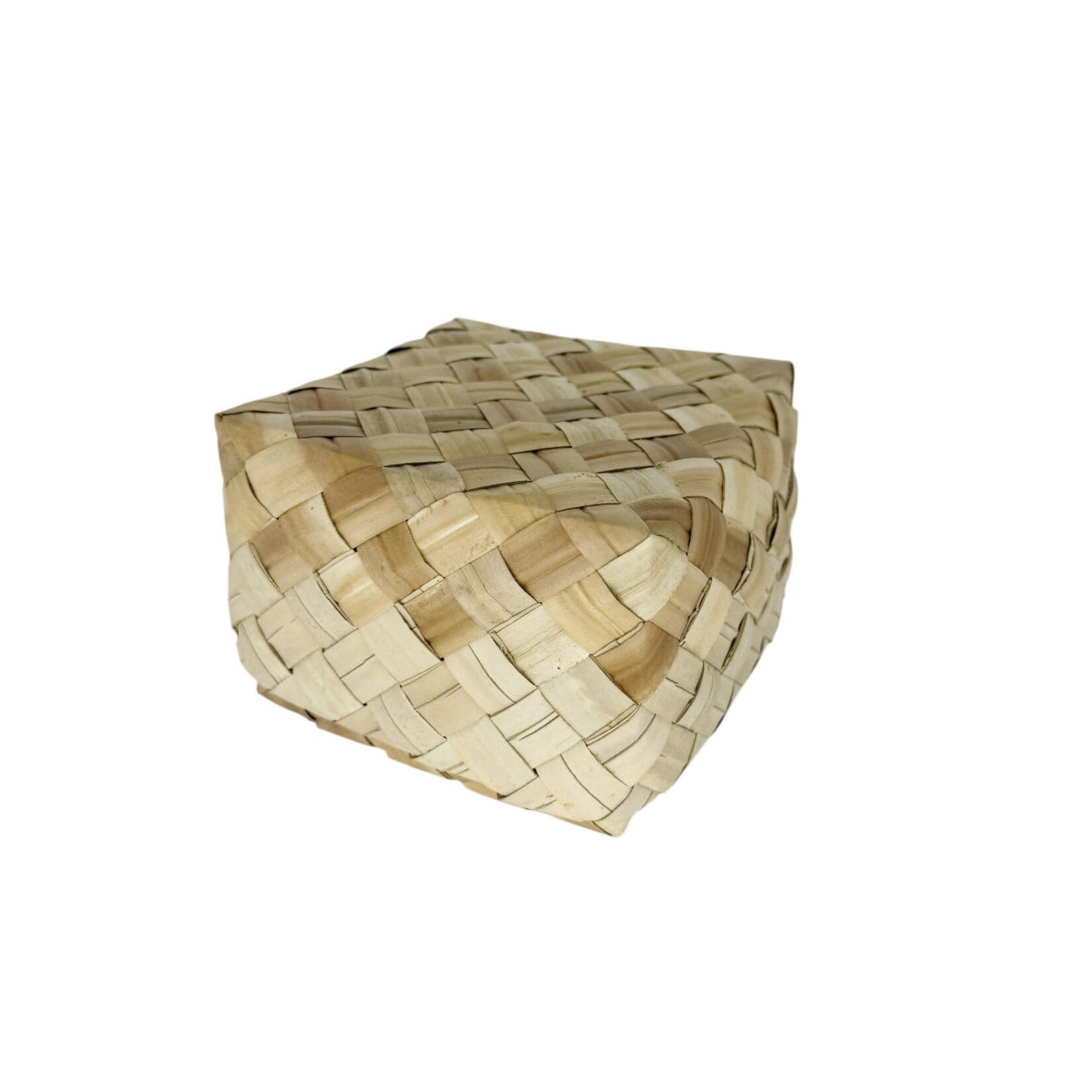 Woven Lauhala Square Box Small