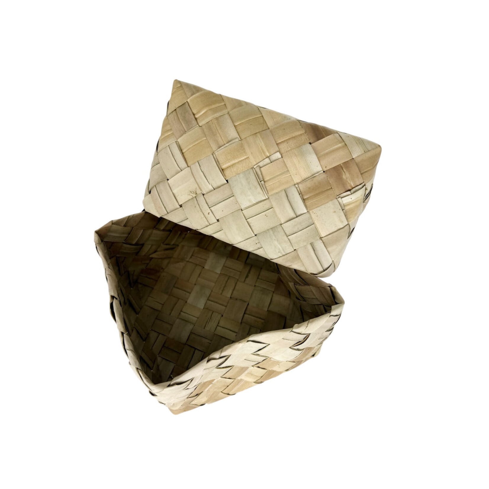 Woven Lauhala Square Box Small
