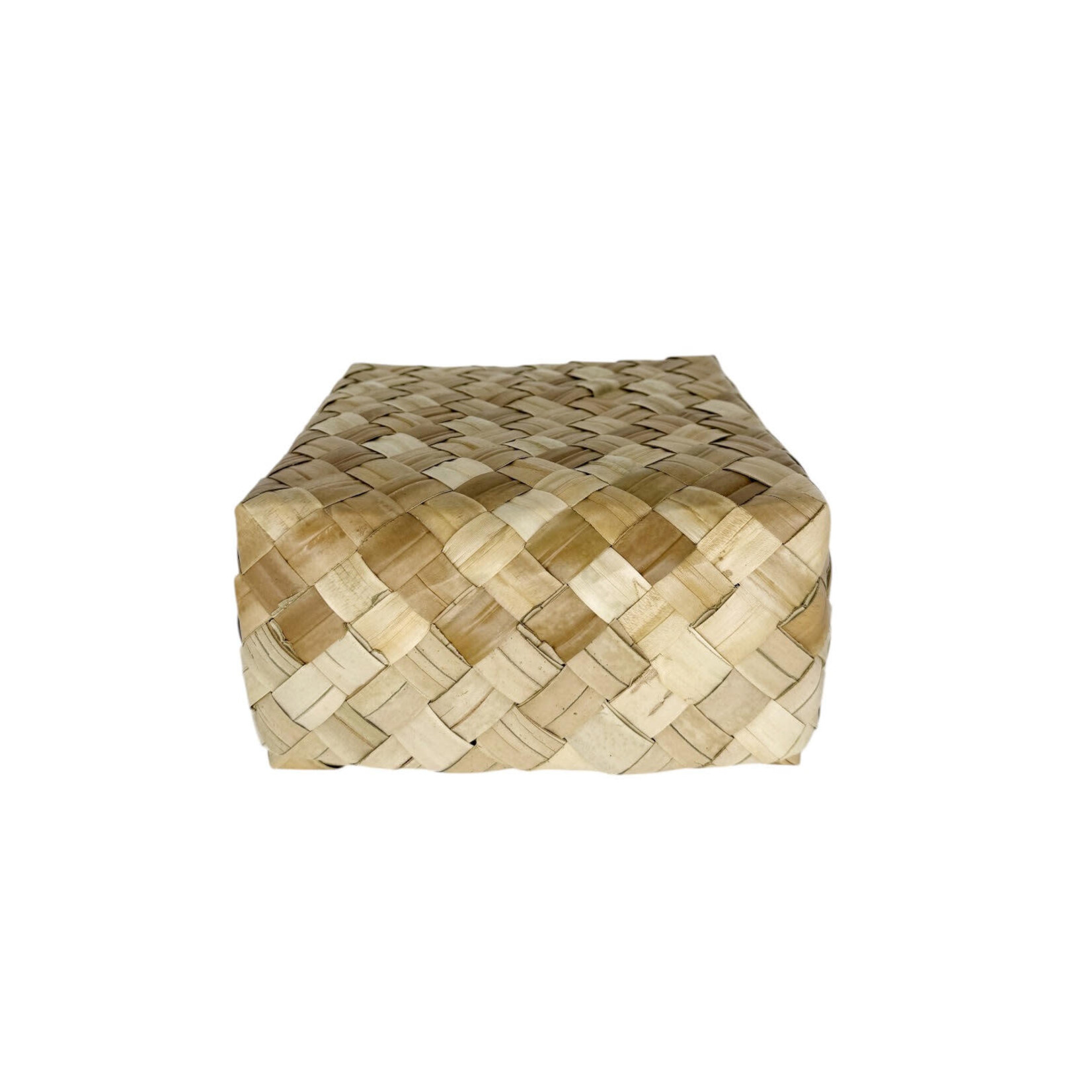 Woven Lauhala Square Box Medium