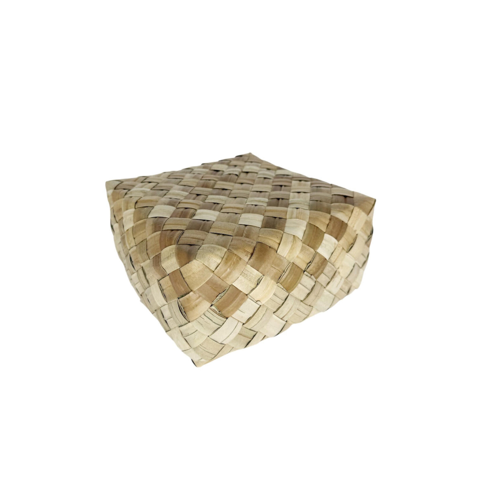 Woven Lauhala Square Box Medium