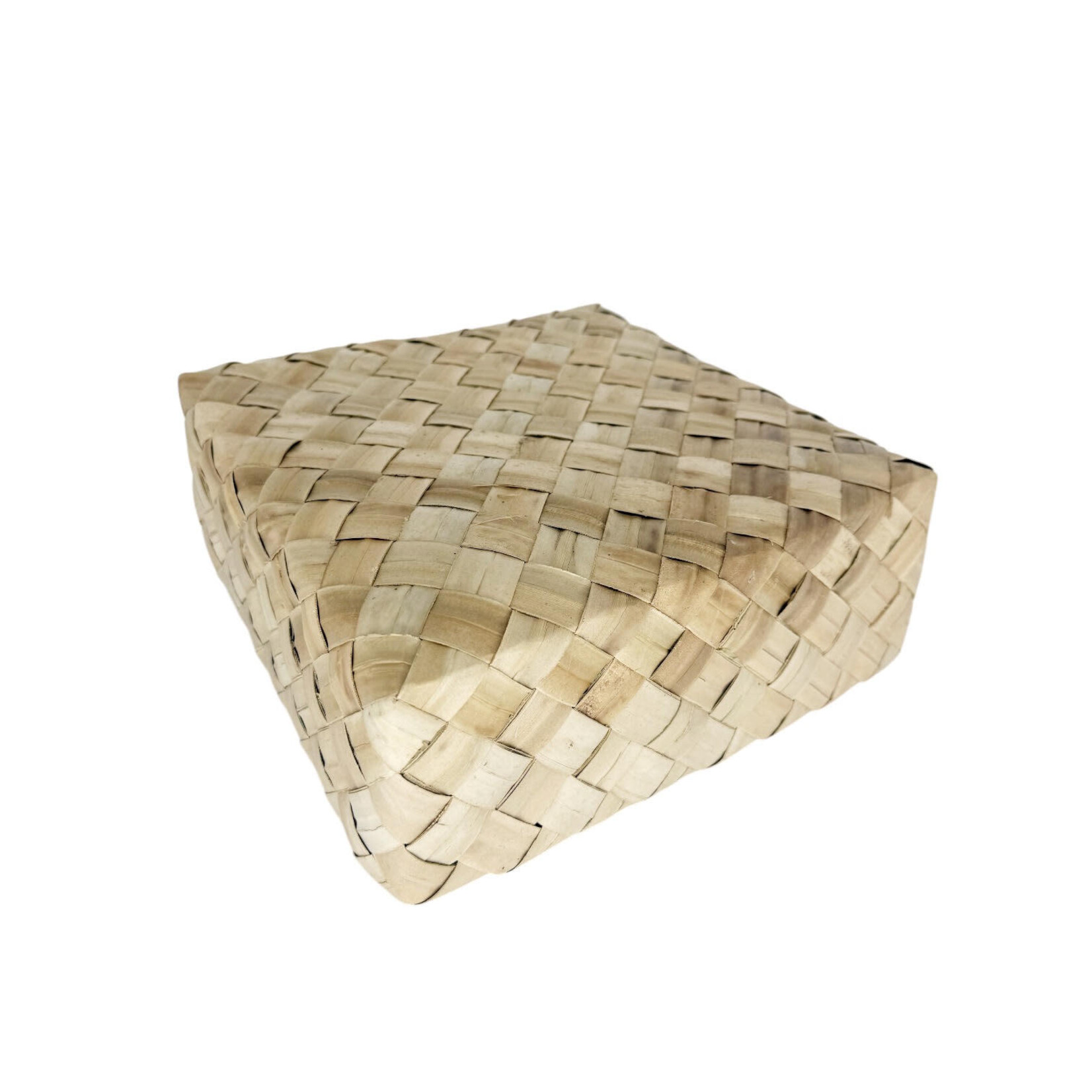Woven Lauhala Square Box Large