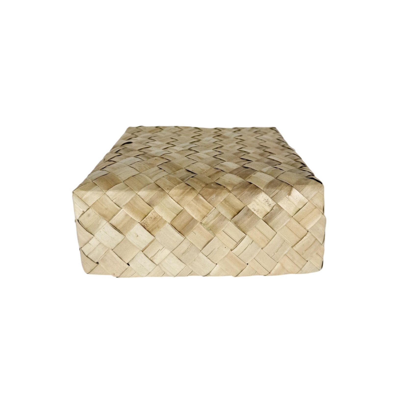 Woven Lauhala Square Box Large