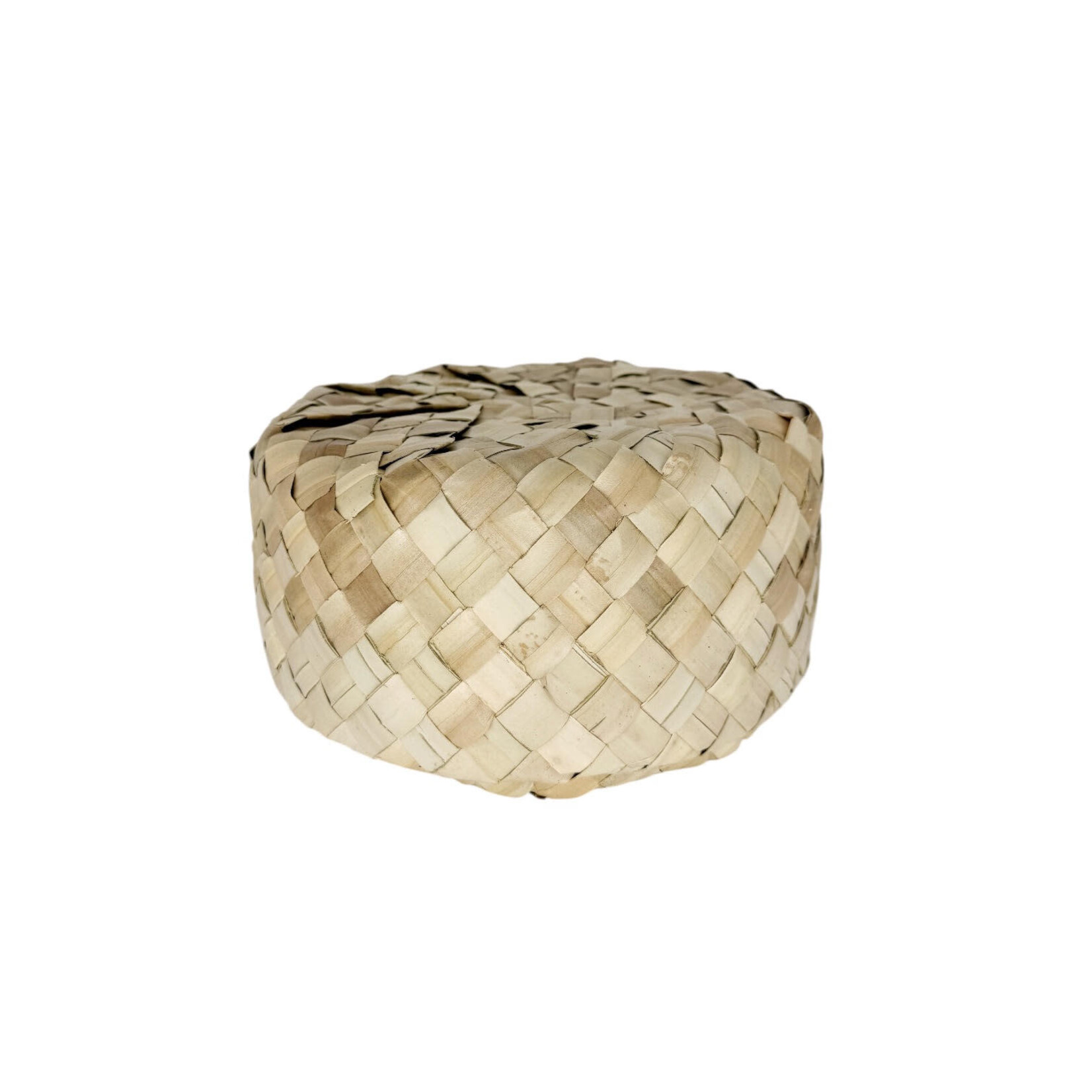 Woven Round Lauhala Box Medium