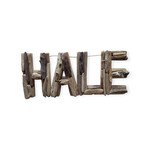 Handmade Driftwood Sign Hale