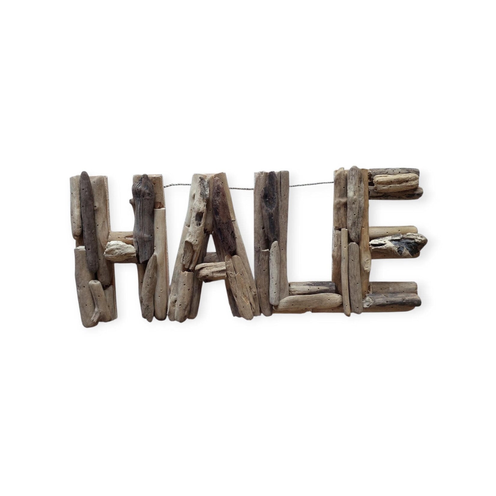 Handmade Driftwood Sign Hale
