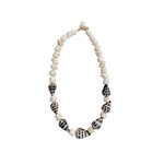 16" 7 Hebrew Puka Shell Necklace