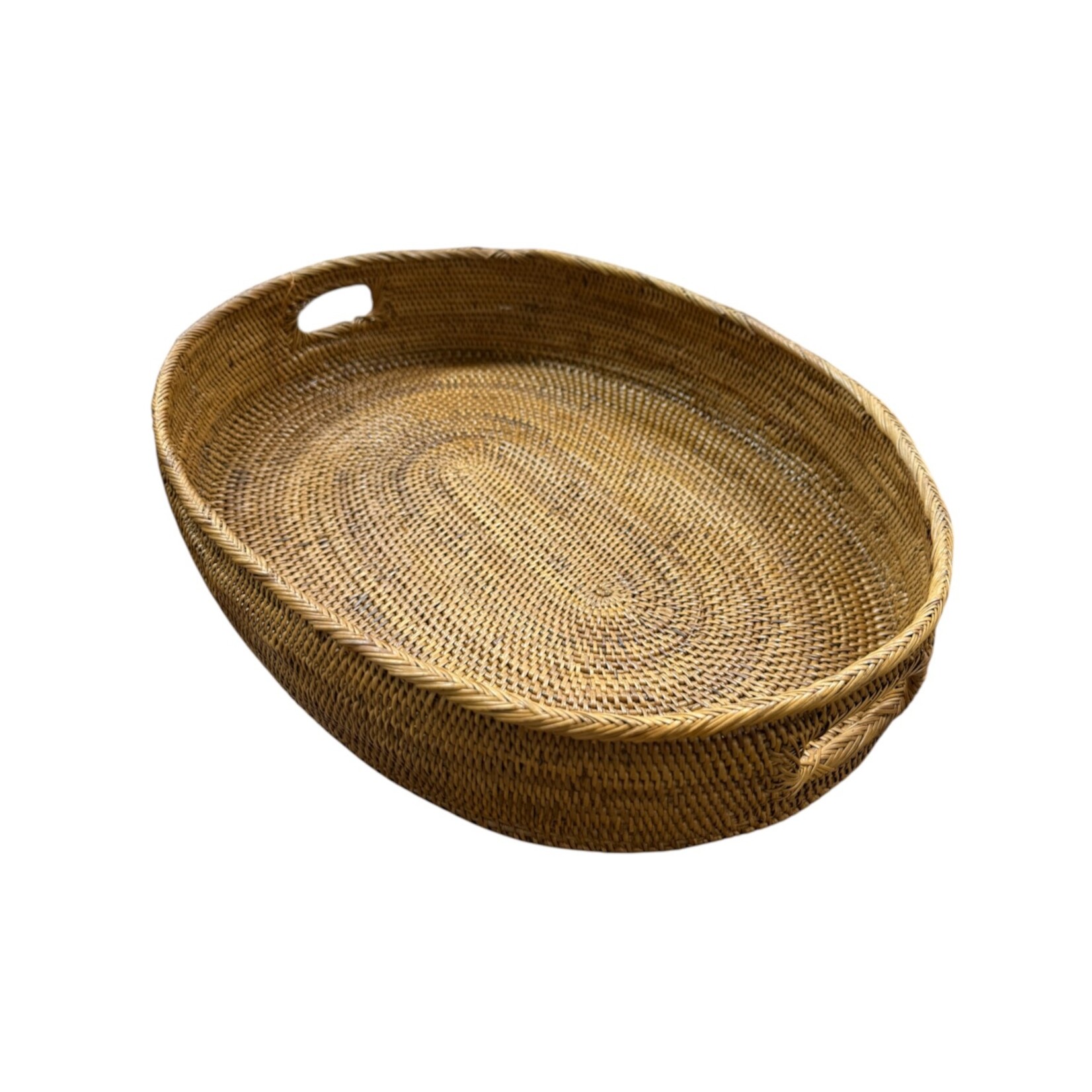 Hand Woven Ata Basket #154 Large Oval Basket