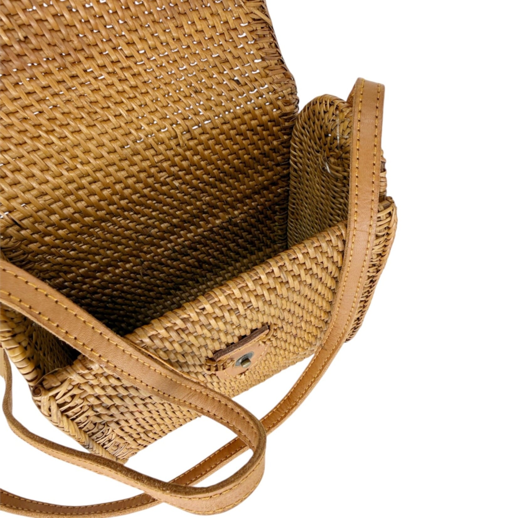 Hand Woven Ata Bag Puahau - Unlined