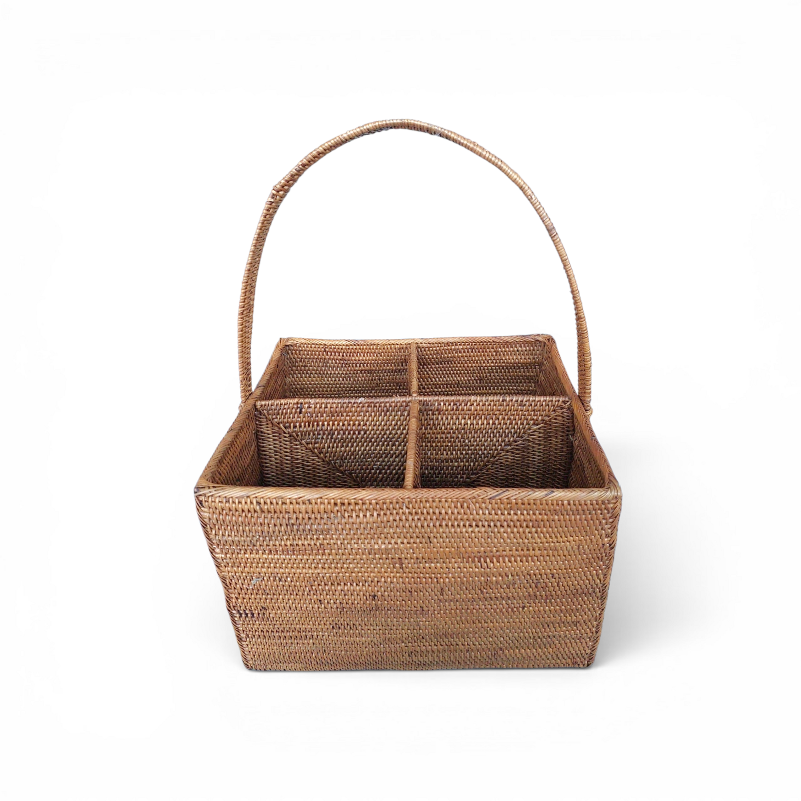 Hand Woven Ata Basket #160 Wine Caddy