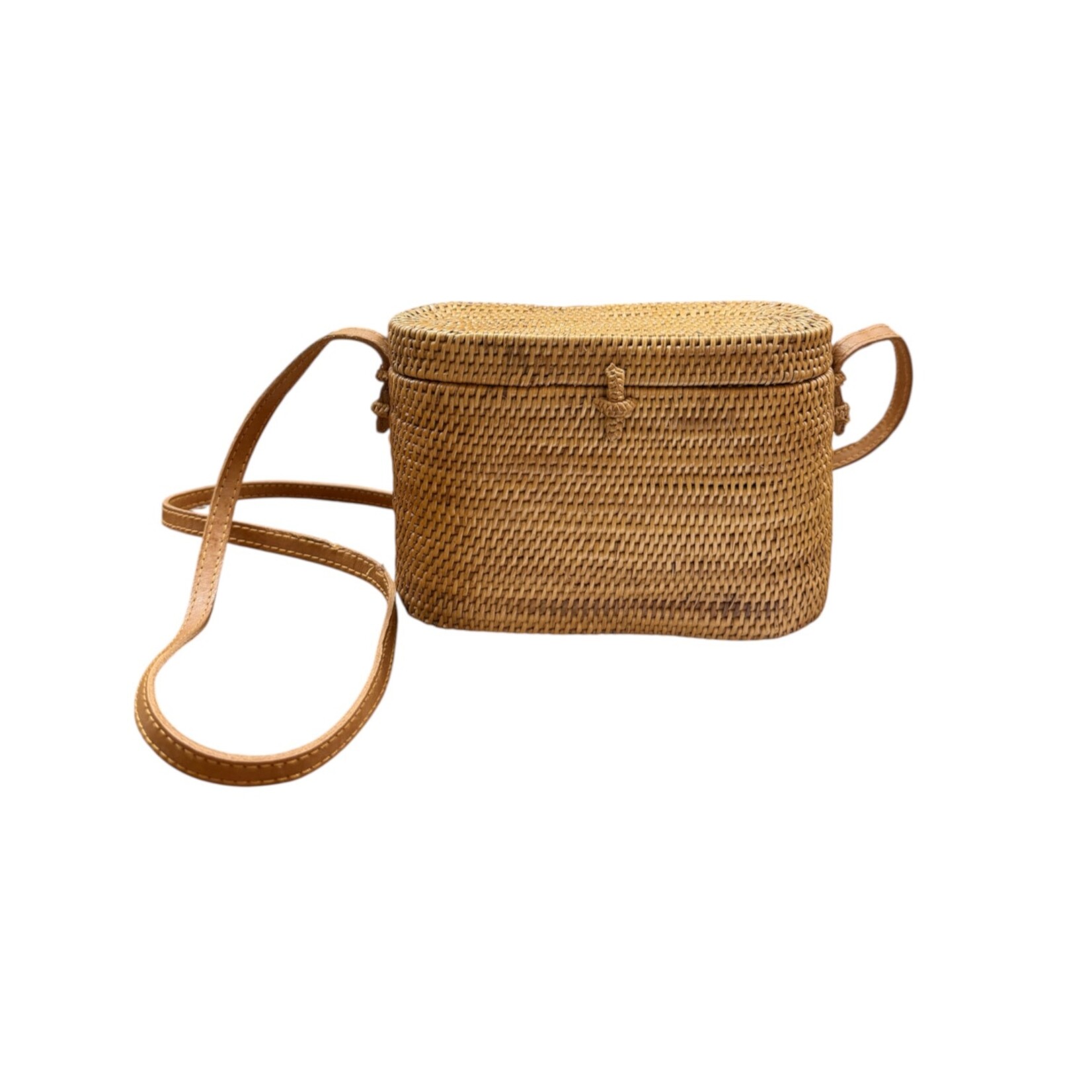 Hand Woven Ata Bag Huehu - Unlined