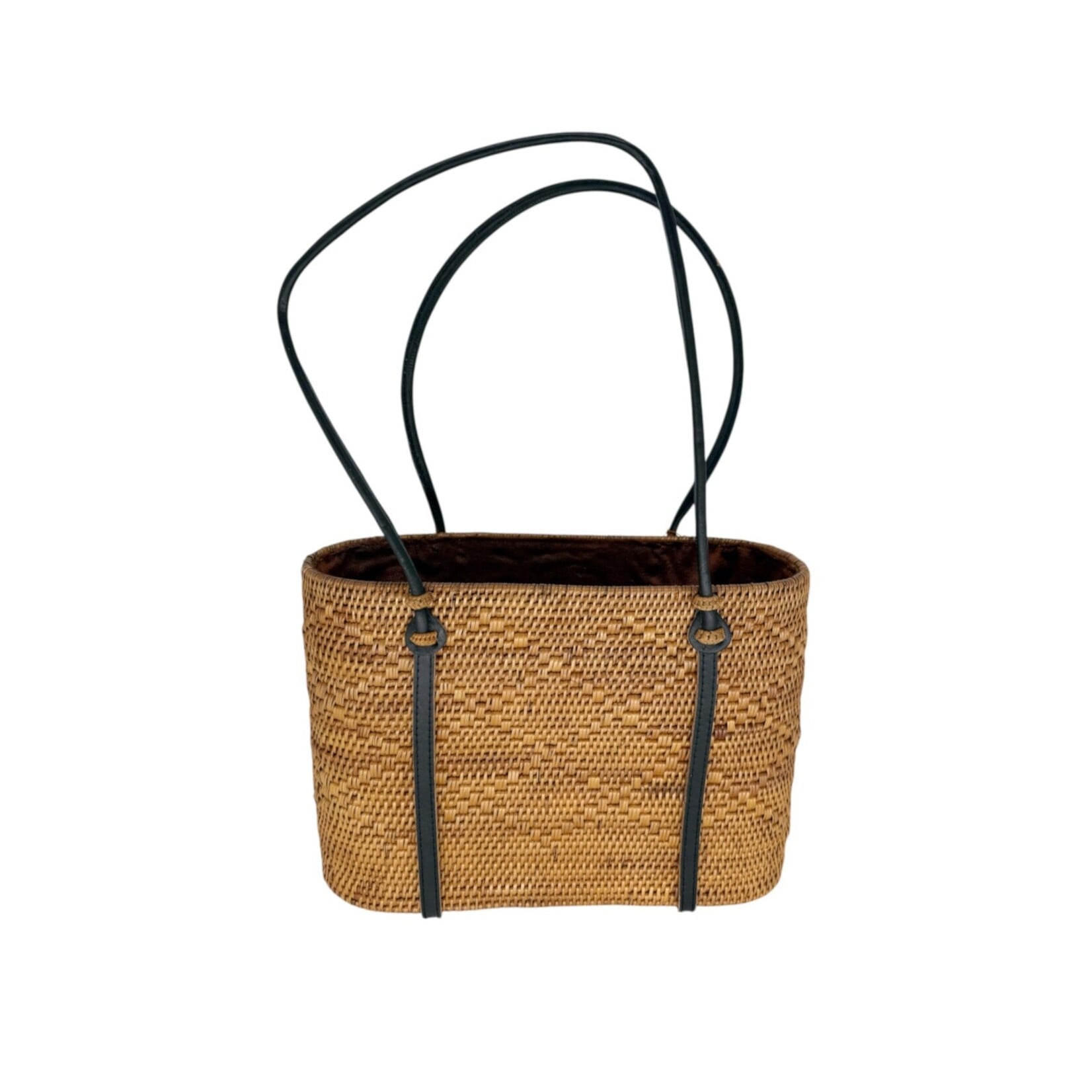 Hand Woven Ata Bag Ohiki Black