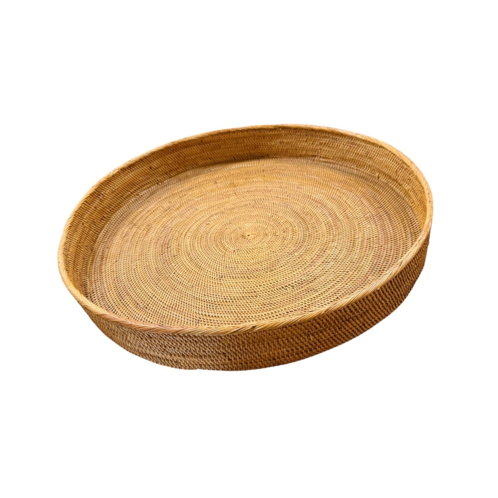 Hand Woven Ata Basket #180 Extra Large Round Tray