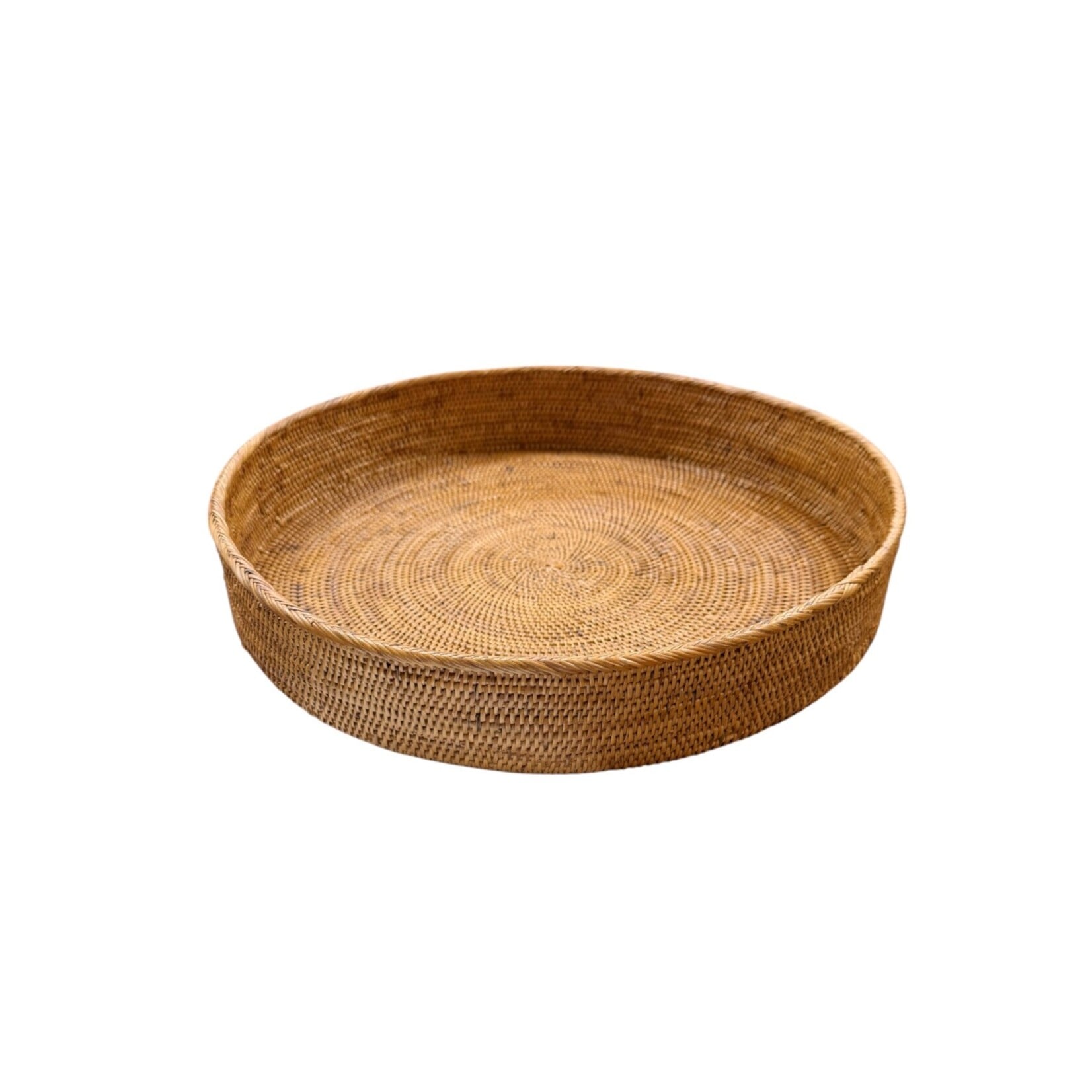 Hand Woven Ata Basket #182 Large Round Tray