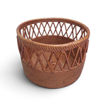 Hand Woven Ata Basket #185 Diamond Side Basket