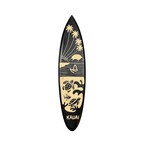 Hand Carved Mango Wood Kauai Surfboard Medium #10