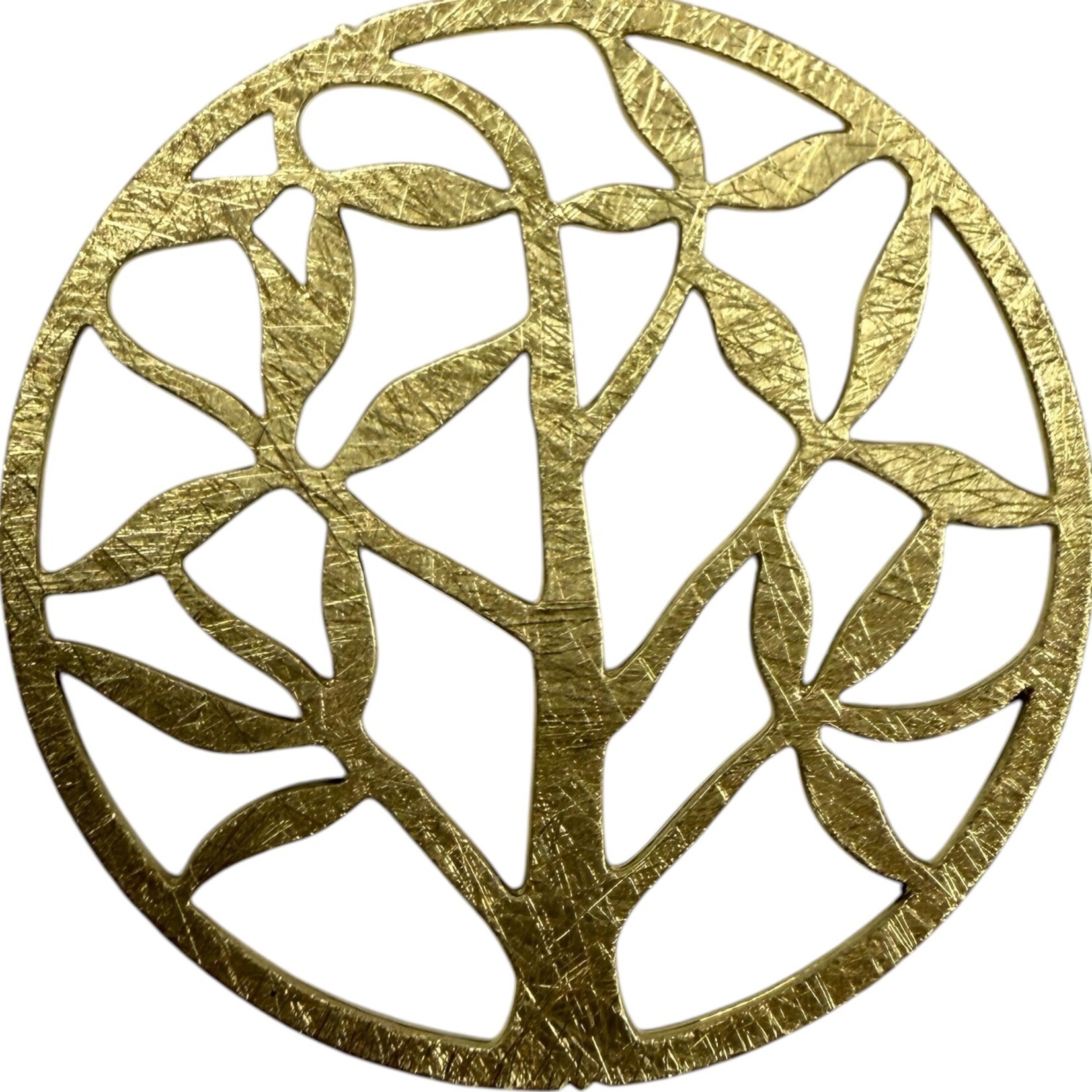Scratched Earrings Gold X30G