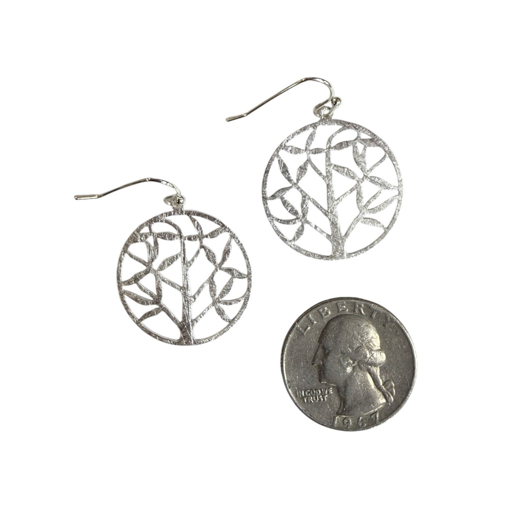 Scratched Earrings Silver X30S