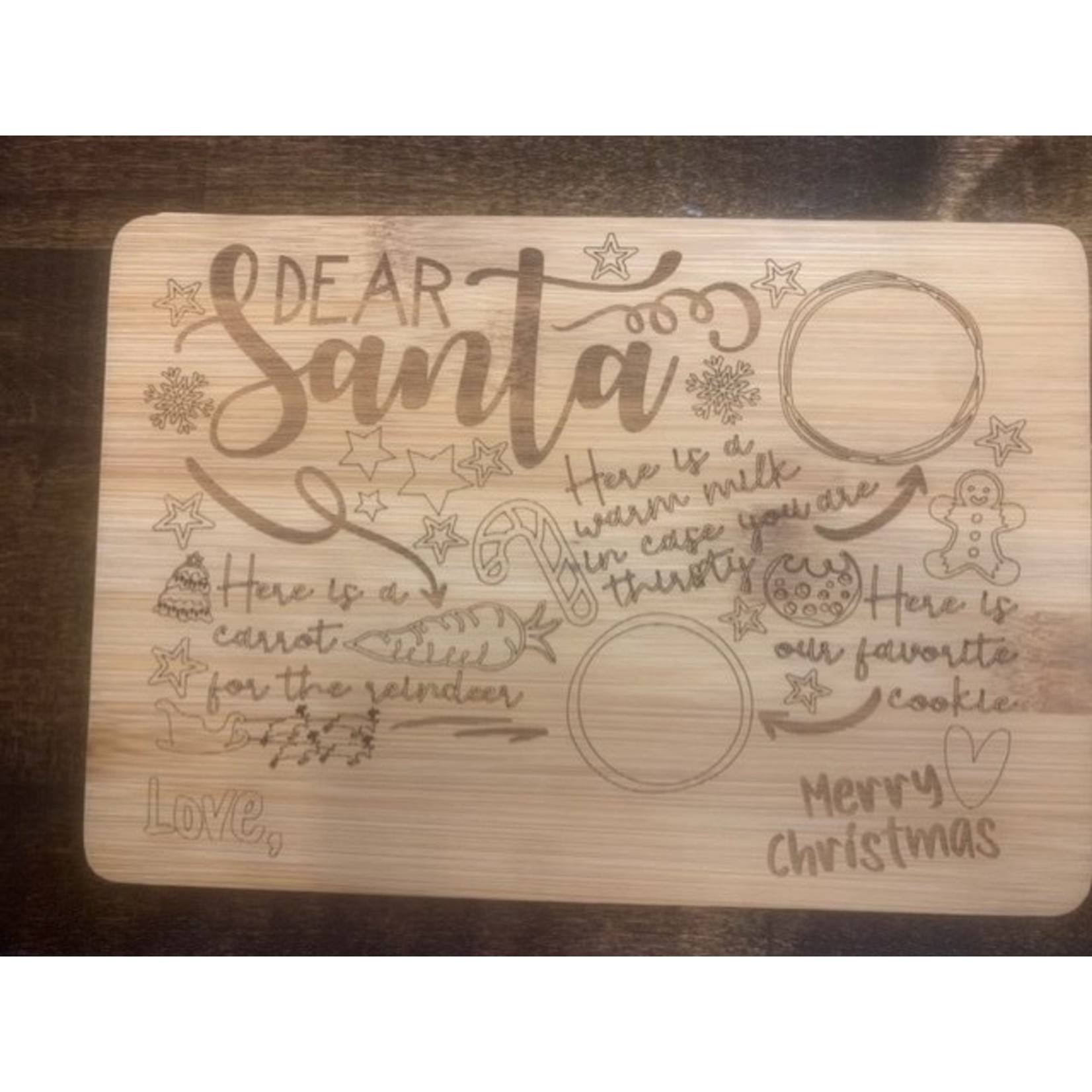 Custom Handmade Dear Santa Small boards