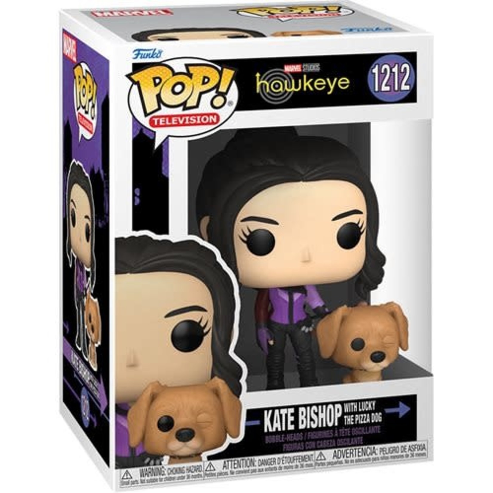 FUNKO KATE BISHOP WITH LUCKY THE PIZZA DOG POP