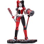 HARLEY QUINN RED WHITE AND BLACK STATUE BY AMANDA CONNER STATUE