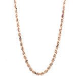 14K Yellow Gold 18" 3.5mm Solid Rope Chain
