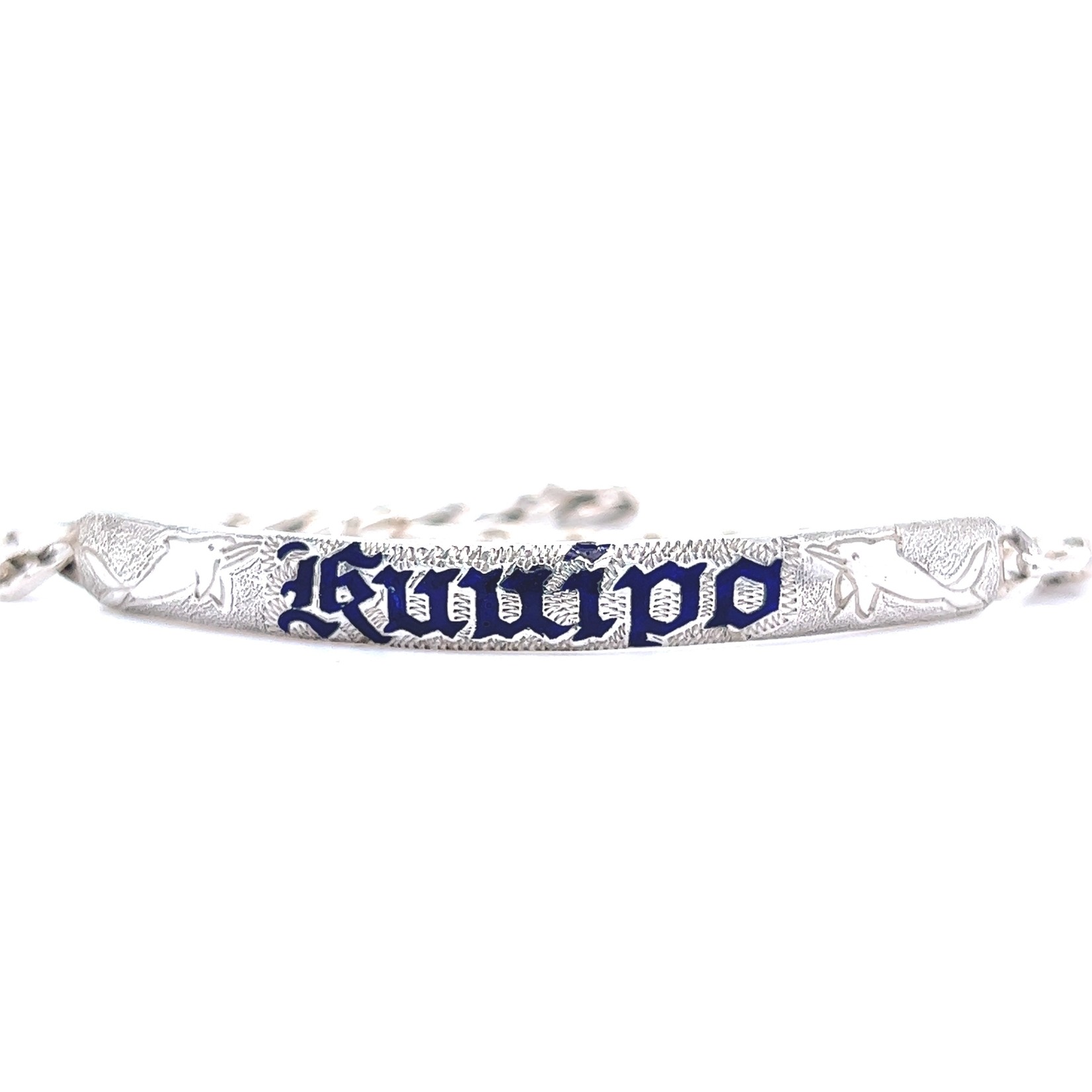 Hawaiian Heirloom Jewelry 14K Yellow Gold Custom ID Bracelet with YOUR NAME  from Maui Hawaii