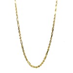 14k Yellow Gold 20" 2.5mm Milano Rope chain