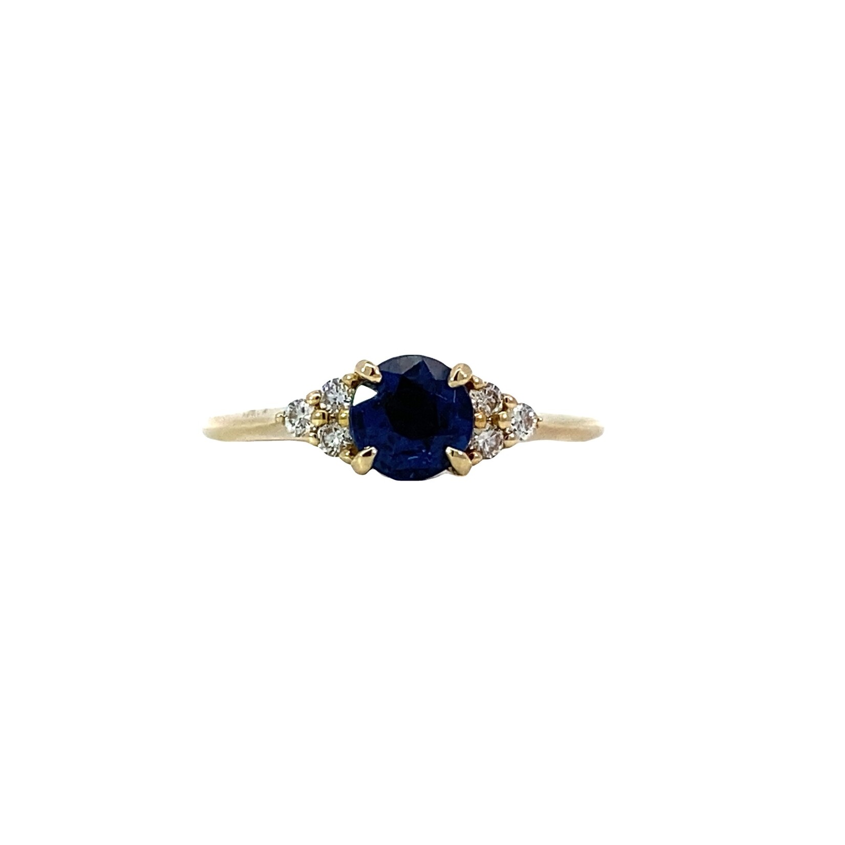 14K Yellow Gold Sapphire & Diamond D.13cttw size 6.75