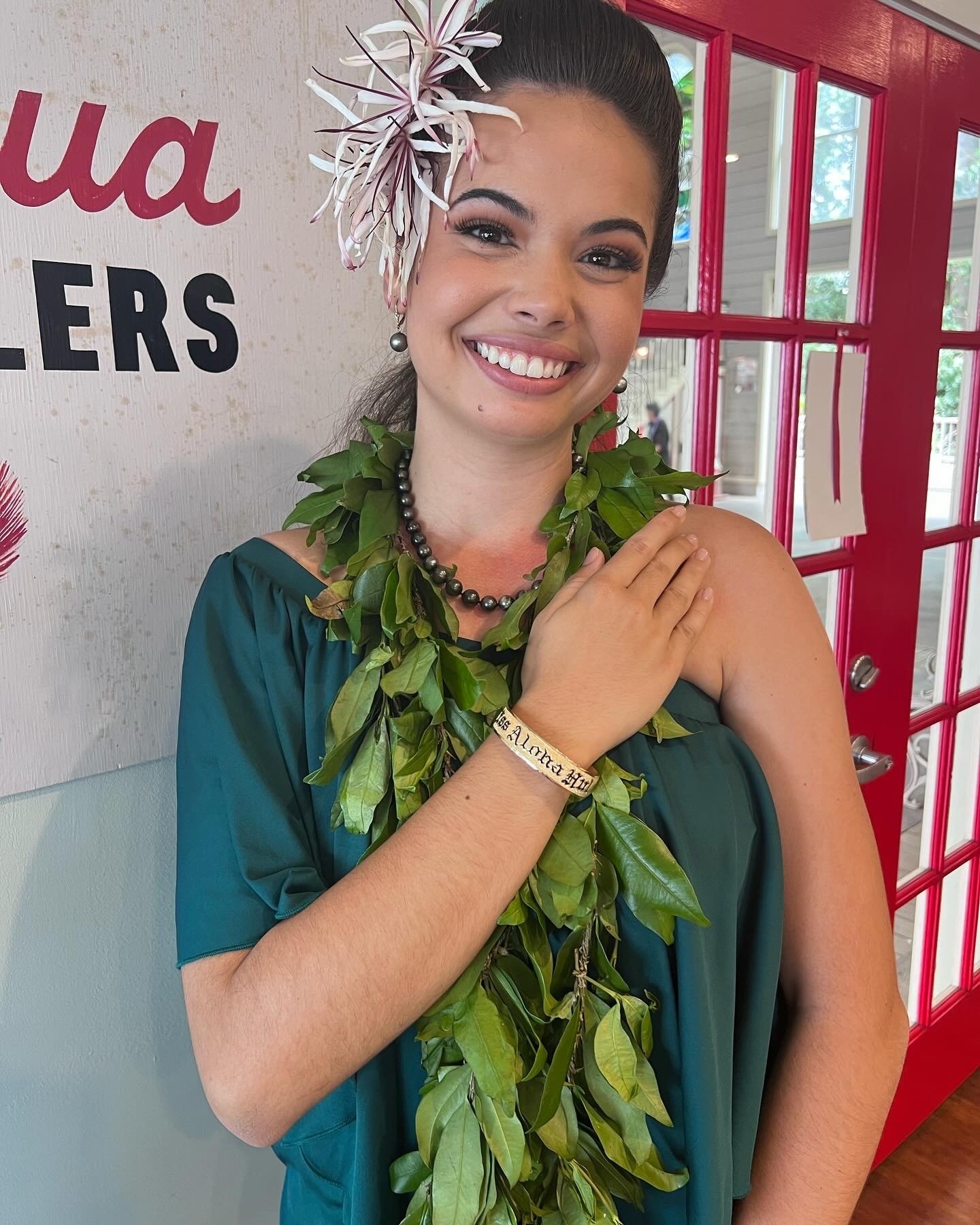 Lehua Blog - Miss Aloha Hula 2023 receives her Hawaiian Heirloom 