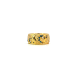 Kumu Nalu 18K Yellow Gold 10mm Kumu Nalu Comfort Fit ring D.69cttw size 8