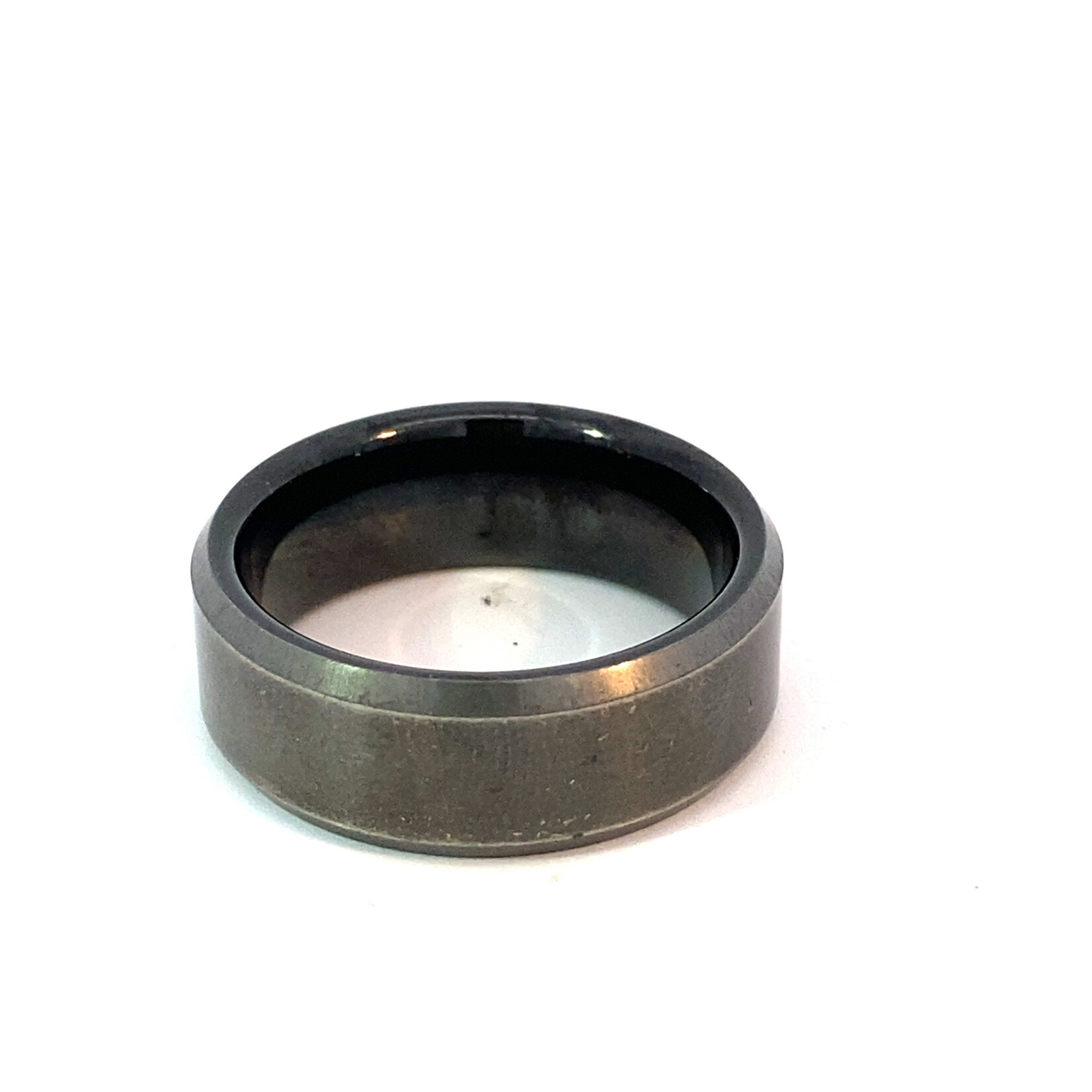 Tungsten Beveled-Edge ring size 9