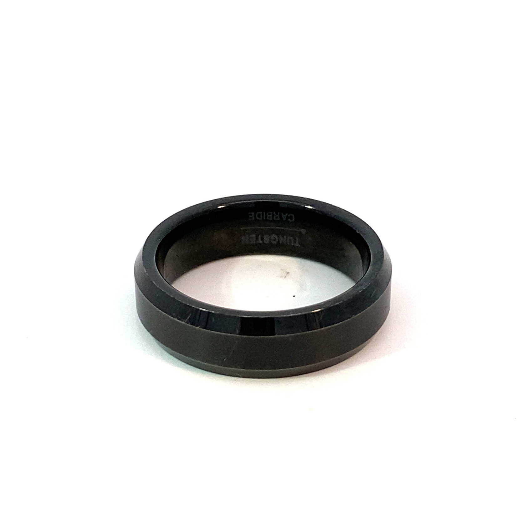 Titanium 6mm Flat Beveled-Edge ring size 9