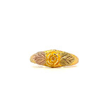 10K Yellow Gold Tricolor ring sz5.75
