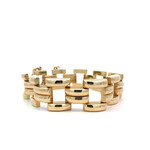 14K Yellow Gold  7.75" Bar Link Bracelet