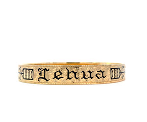 CHIEKO +  caviar bangle †  gold B1763 14KY 10mm FH Trad Style Kahili sz7.75 