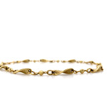 14K Yellow Gold 9" Twist Bracelet