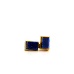 18K Yellow Gold Lapis Ring sz6.75