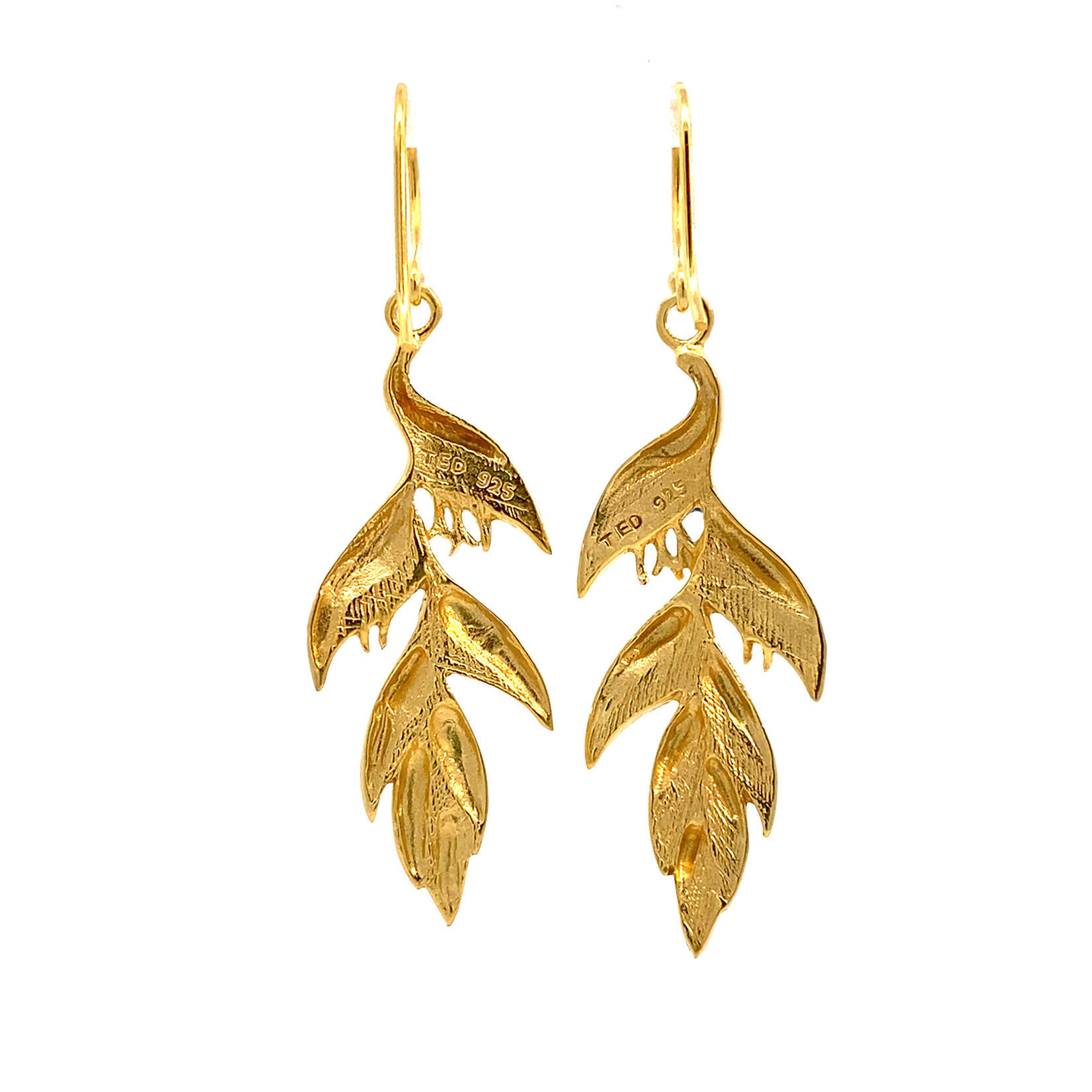 18K Vermeil Pualani Heleconia earrings
