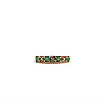 10K Yellow Gold Emerald ring sz5.75