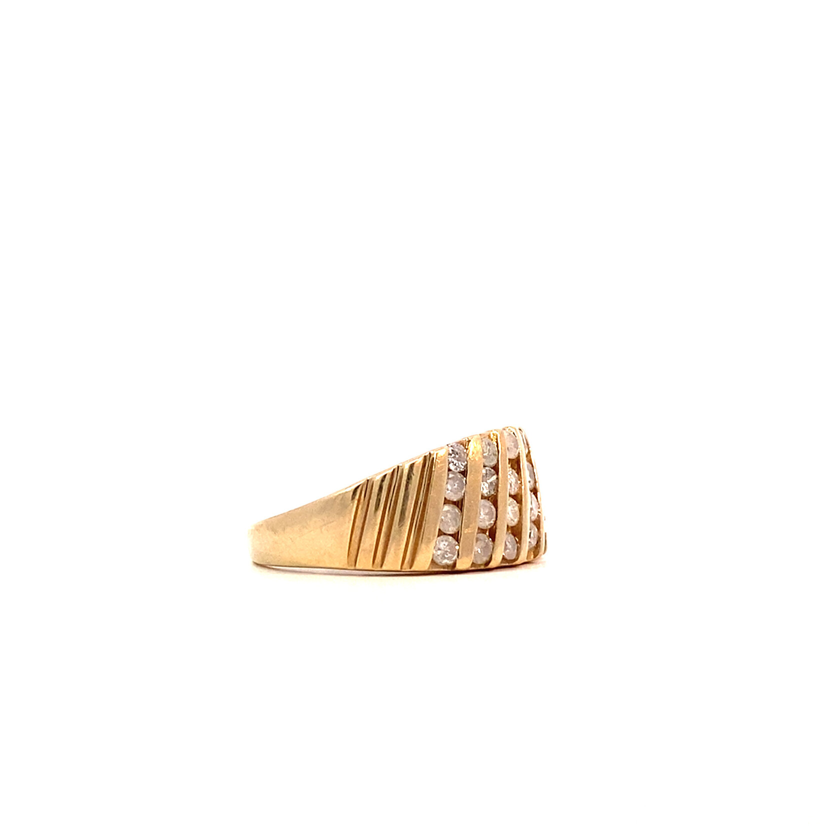 10K Yellow Gold Diamond Ring size 6