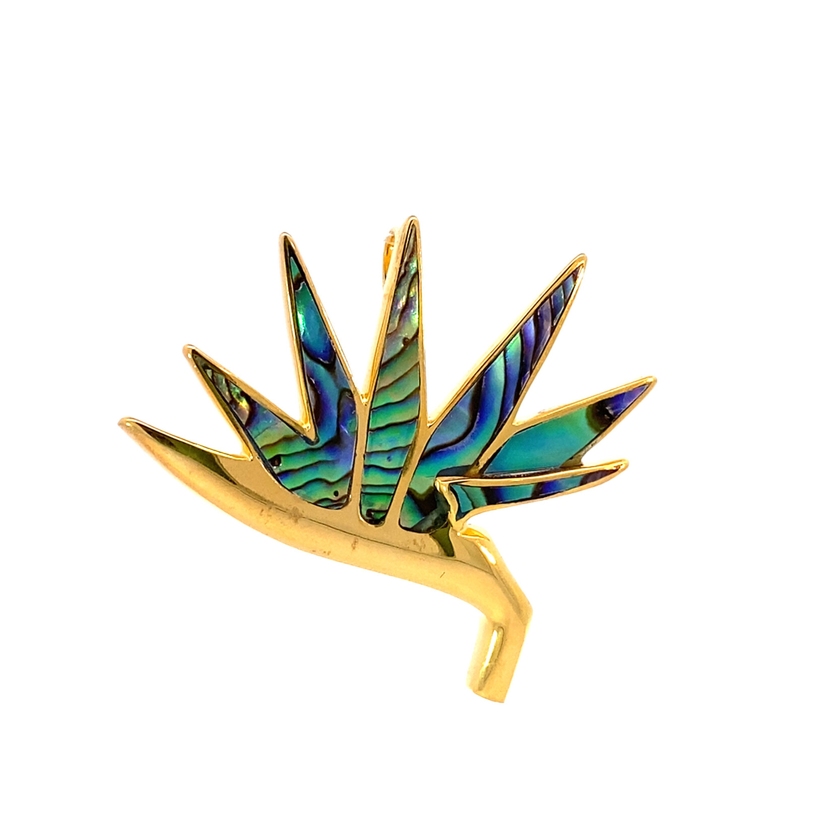 18K Vermeil Pualani Bird of Paradise Pendant